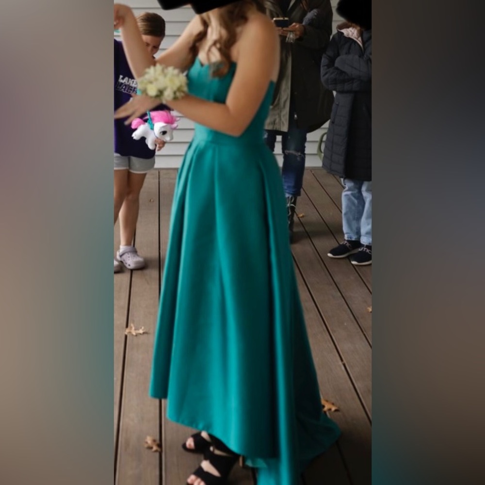 Turquoise formal dress